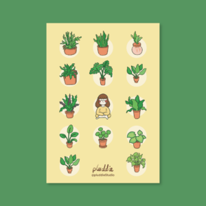 A6手帳透明貼紙系列